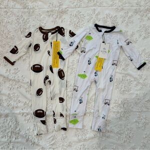 Seny Kids Bamboo Zip Pajamas